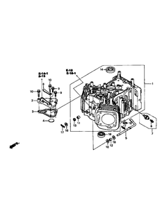 Gxv670 Cylinder Barrel Diagram and Parts List for M54-HN 53BB5ETW750-24-HP Cub Cadet Lawn Tractor